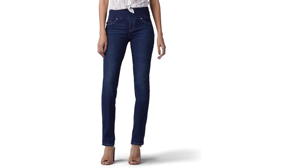 Travel-Friendly Jeans With Stretch Keep You Comfortable All-Day 9 lee women s pull on jeans