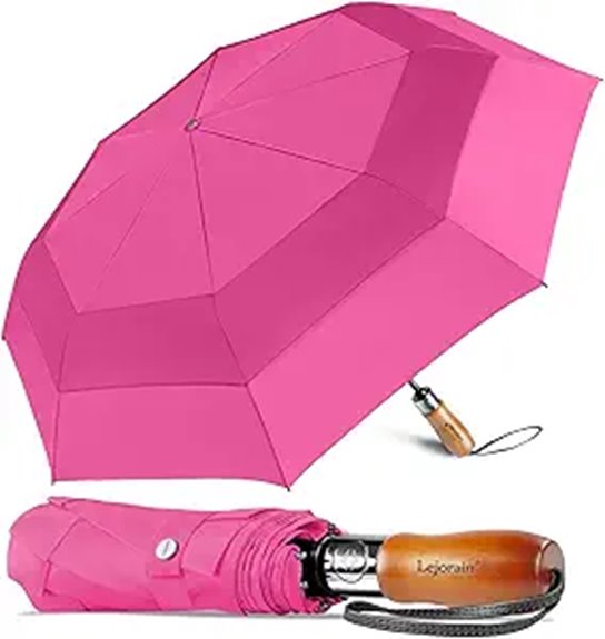 Travel-Friendly Umbrellas for Tall People (Extra Canopy) Best 14 lejorain windproof 54 in umbrella