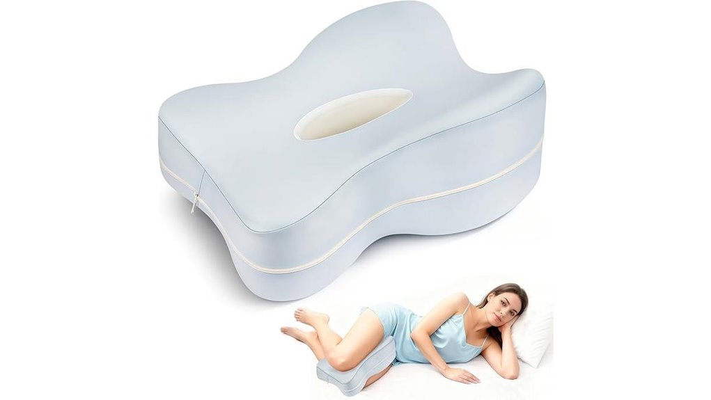 Knee Pillows for Long Train Rides: Your Side‑Sleep Solution 9 lengthened knee pillow side