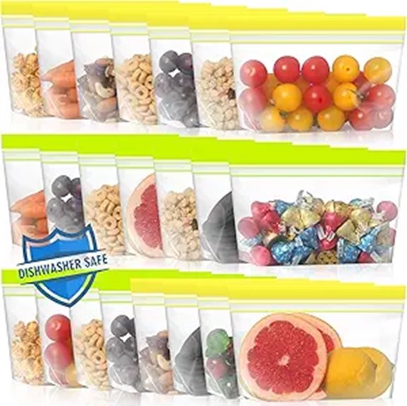 Reusable Snack Bags That Fly Clean & Convenient 15 lerine bpa free snack bags