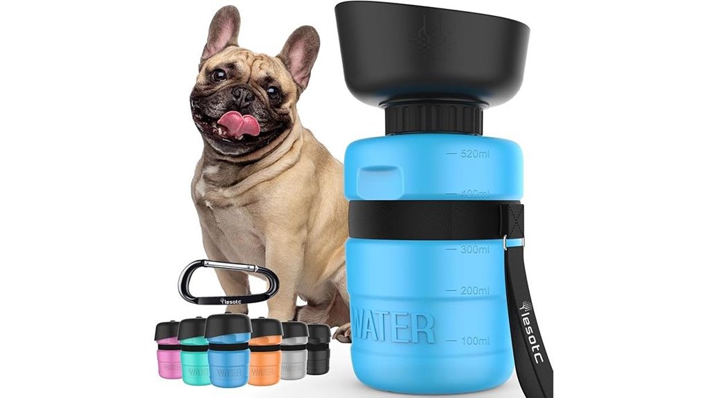 Love These Pet Travel Water Bottles (One-Hand Squeeze) 1 lesotc leak proof dog bottle