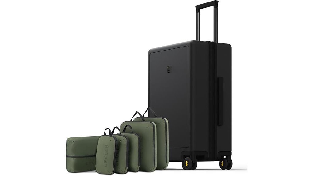 Best Checked Luggage With Modular Interior Cube Systems (Organized Packing) 5 level8 24 inch luminous kit