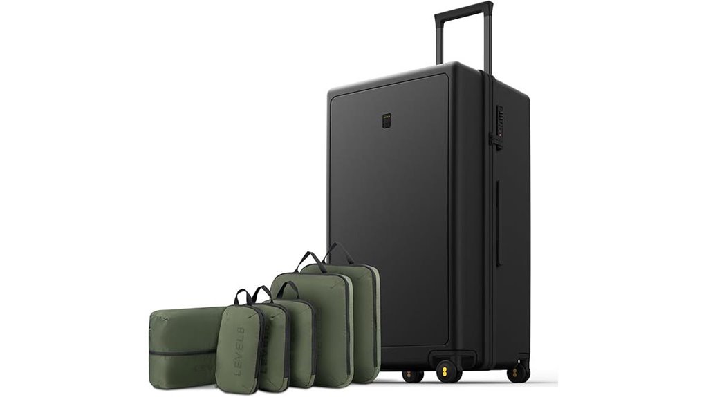 Best Checked Luggage With Modular Interior Cube Systems (Organized Packing) 10 level8 28 inch black pack
