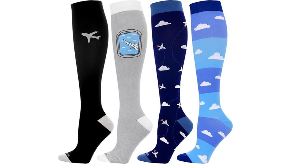 Ultimate Compression Socks for Long Flights: Graduated Comfort 11 levsox 20 30mmhg compression socks