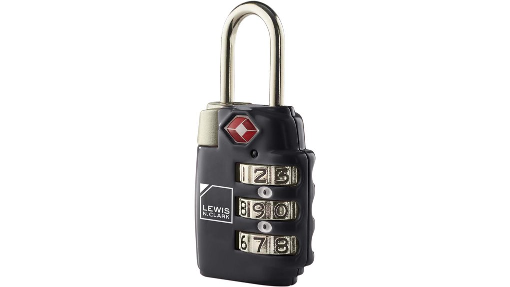 Big-Dial TSA Locks: Read Easily in Low Light 12 lewis clark tsa lock