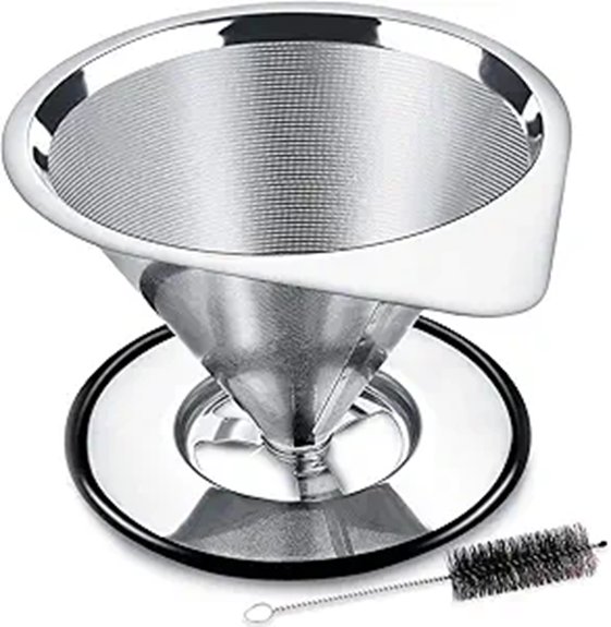 Reusable Coffee Filters Worth Taking To Anywhere 14 lhs stainless steel dripper
