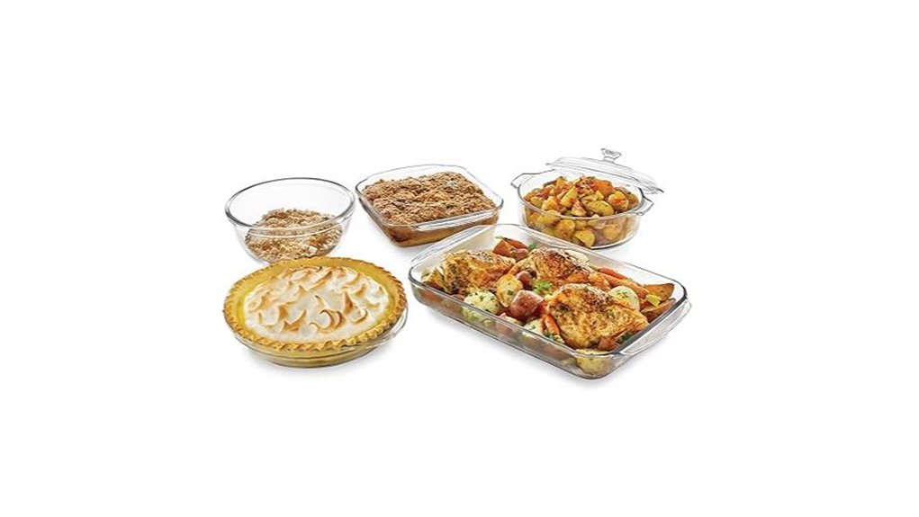 libbey 5 piece glass set