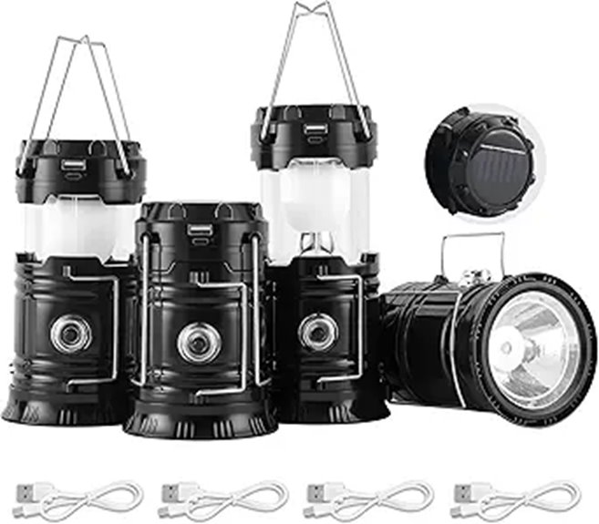 Top Rechargeable Lanterns for Camping-Style Adventures 7 lichamp collapsible solar lanterns