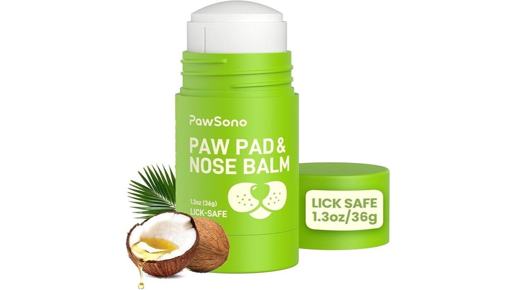 Best Pet Paw Balm Salt Protection for Winter Travelers 2 lick safe coconut paw nose balm