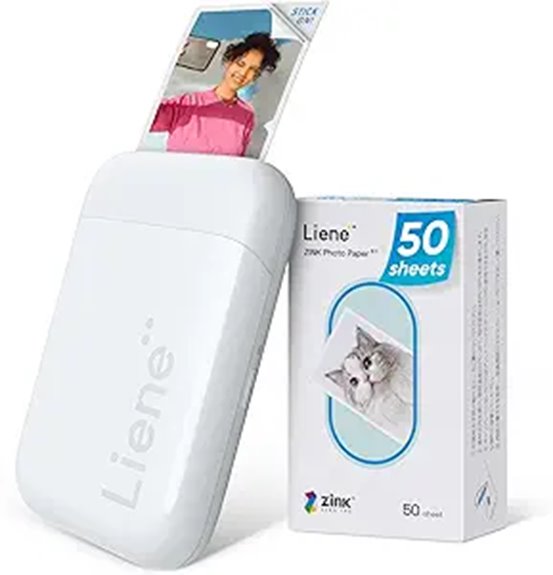 Portable Photo Printers With Bluetooth Worth Bringing Home 5 liene mini photo zink