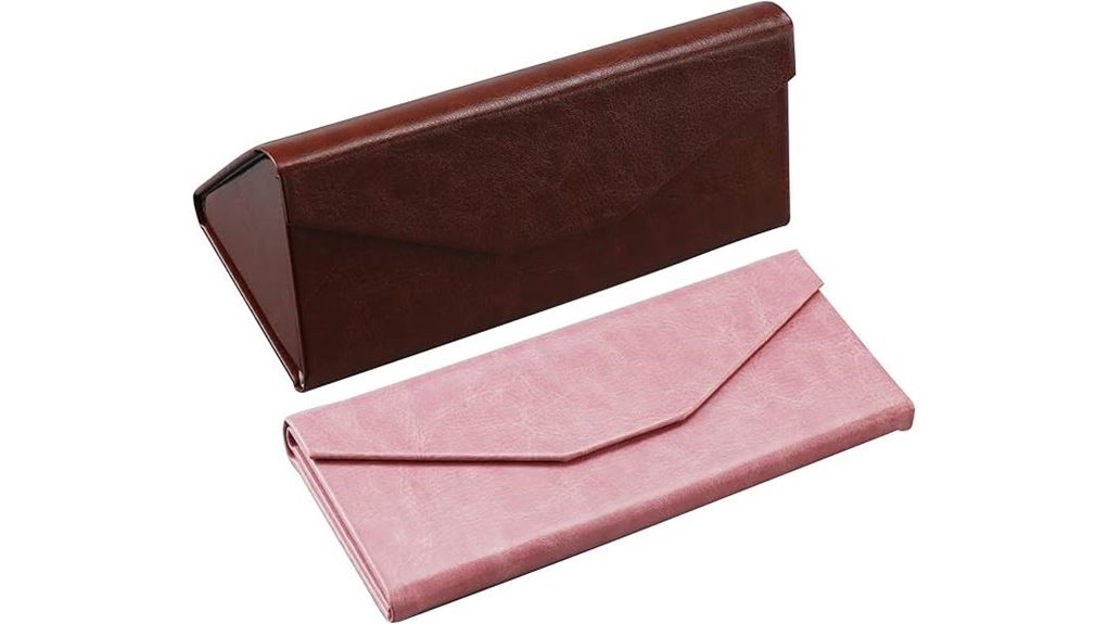 Fold-Flat Glasses Cases: Protective, Slim and Ready to Roll 13 lifeart two pack foldable case
