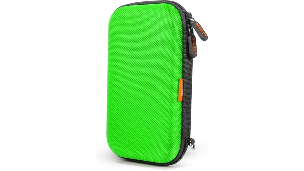Best Slim Hard Cases for Power Banks with Button Protection 5 light green eva case