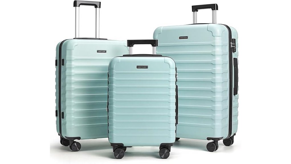 Top Checked Luggage for Long Trips: Durable, Easy Access 12 light mint tsa spinner
