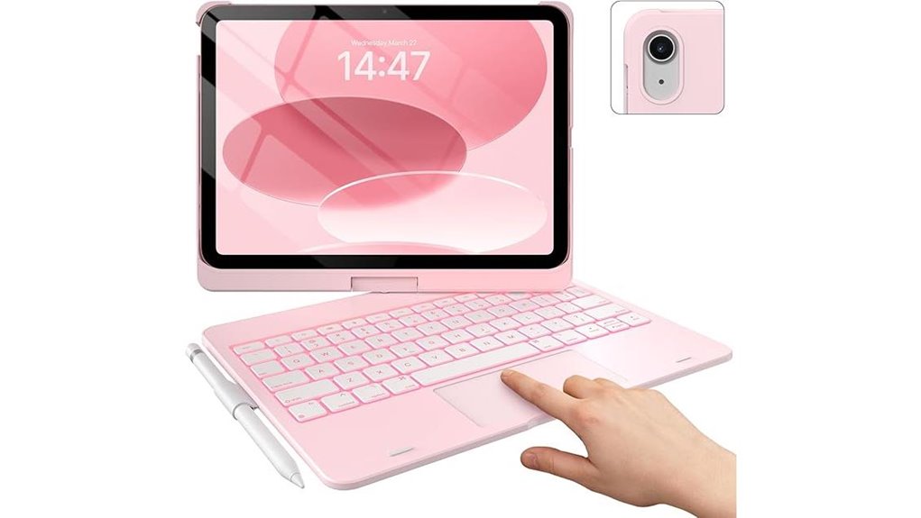 light pink ipad keyboard