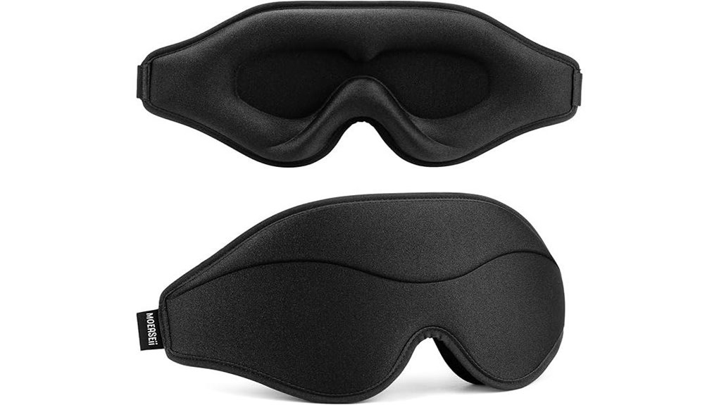 Best Sleep Masks for Side Sleepers: Flat, Soft Strap Comfort 15 lightweight 3d blackout mask