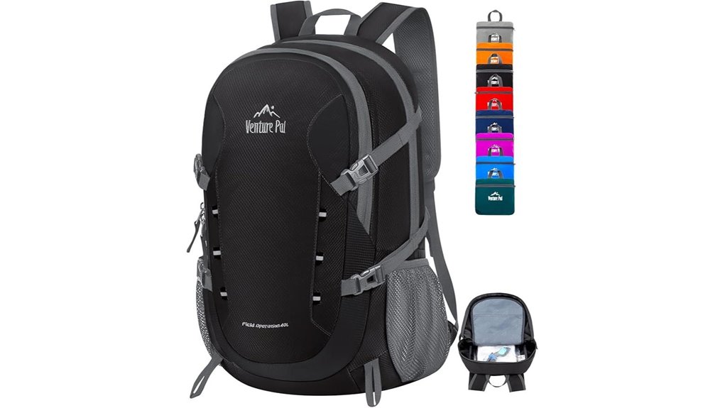 Best Travel Backpacks for Hot Climates with Breathable Panels 9 lightweight 40l black backpack