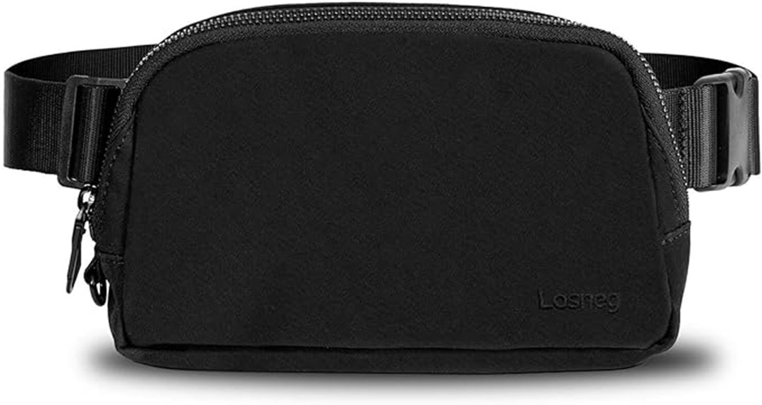 Crossbody Waist Packs For Travelers That Keep You Organized 10 lightweight black anti theft pack