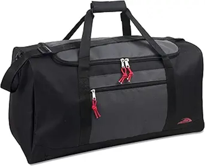 lightweight canvas travel duffle