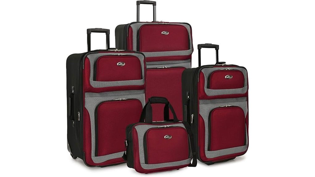 lightweight expandable rolling luggage