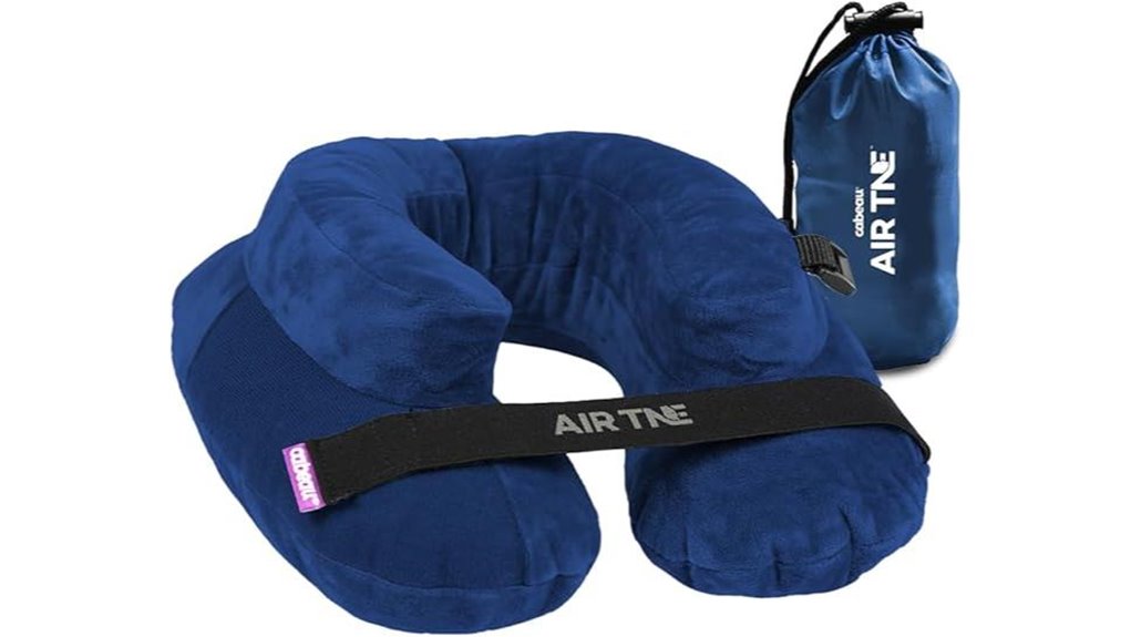 Best Inflatable Neck Pillows That Won't Shift Head Forward 9 lightweight inflatable cabeau air