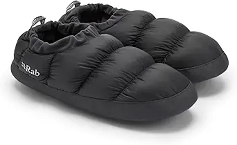 Down Booties (Hut Slippers): Cozy Comforts for Every Camper 1 lightweight insulated ski booties