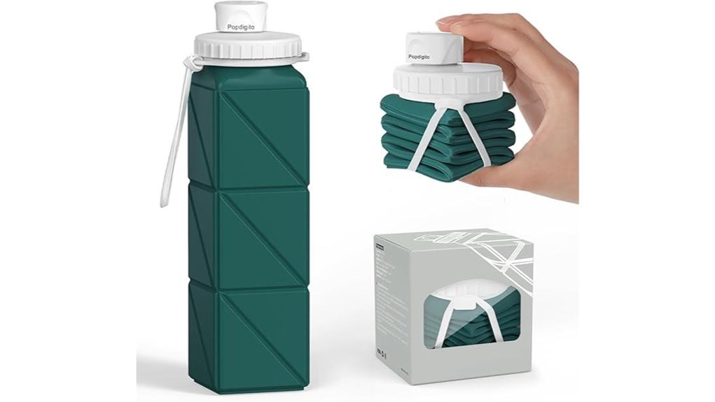 lightweight leakproof silicone bottle