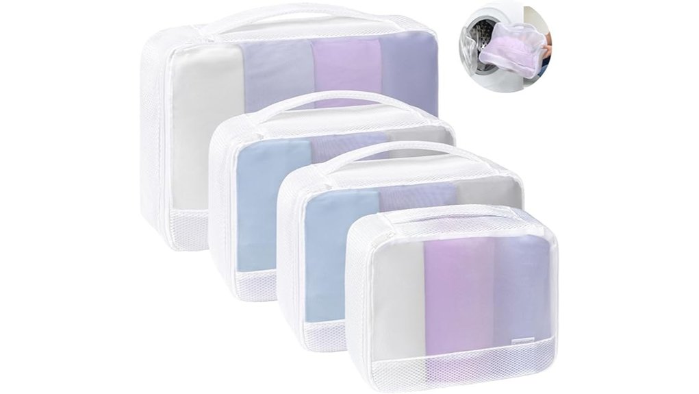 lightweight mesh packing cubes