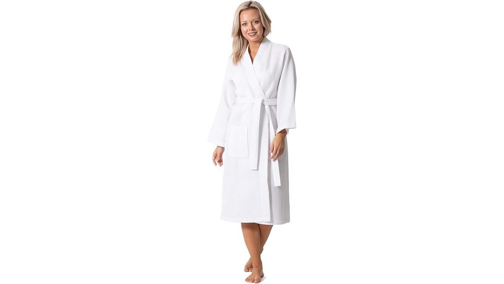 lightweight turkish waffle kimono