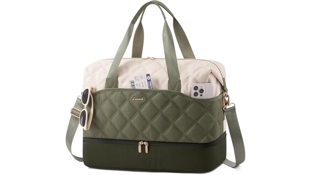 Must-Have Weekender Bags with Separate Wet Pockets (Swim-Ready) 13 lightweight women s weekender duffle