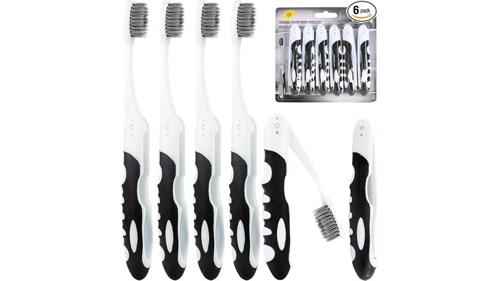 Travel Toothbrushes: Folding vs Full-Handle Showdown 14 lingito folding built in 6 pack