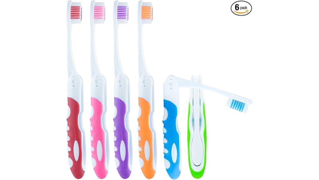 Travel Toothbrushes: Folding vs Full-Handle Showdown 4 lingito folding medium 6 pack