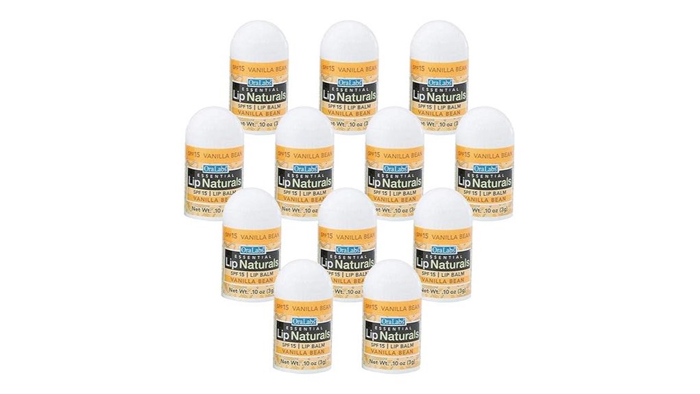 SPF Lip Balms for Travelers That Won’t Leave a White Cast 10 lip naturals vanilla spf15