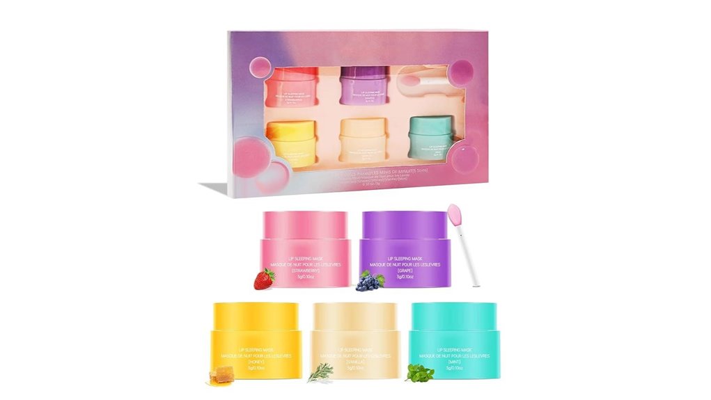 Top Lip Sleeping Mask (Mini Jar) for Overnight Hydration 6 lip shea overnight mask