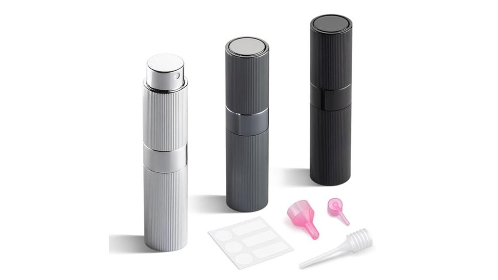 Leakproof Travel Atomizers for Perfume & Cologne That Stick 8 lisapack 8ml travel bottle