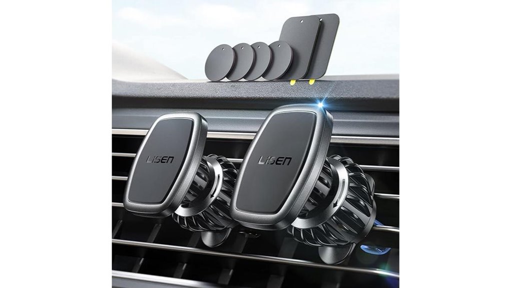 Top Phone Mounts for Rental Cars (Vent Clip) Drivers Need 15 lisen 2 pack vent mount