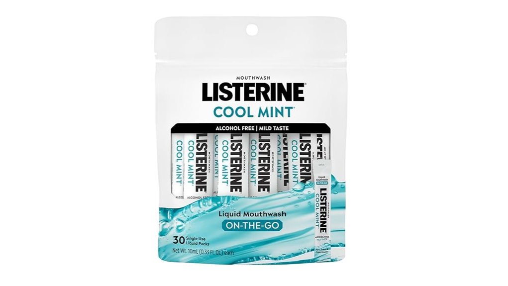 Top Travel-Ready Mouthwash Concentrate Tablets Bulky-Free 11 listerine cool mint 30 pack