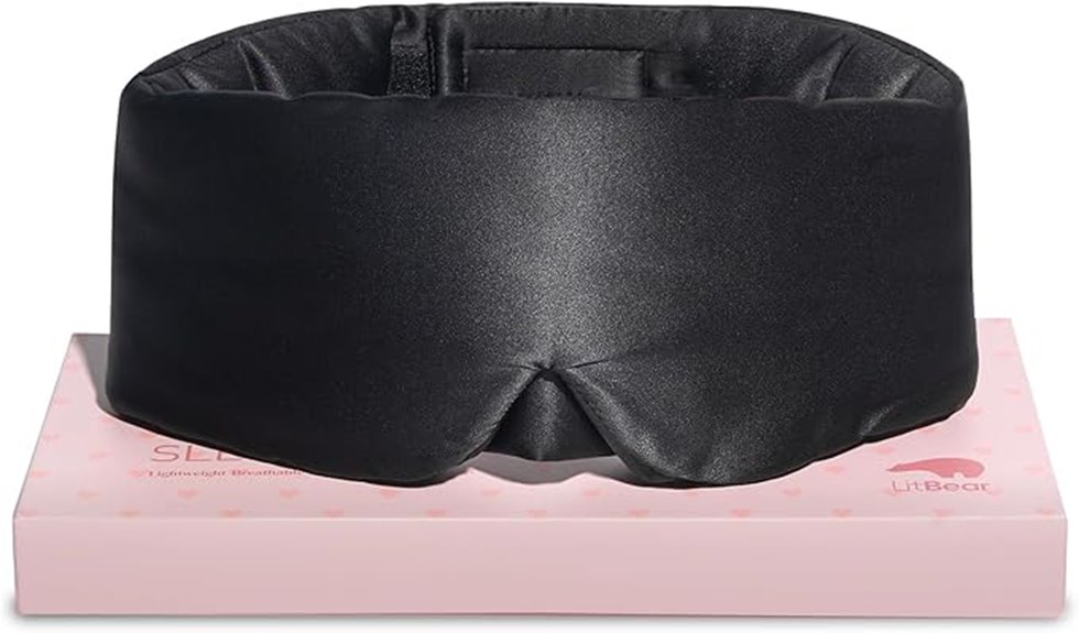 The Best Silk Sleep Masks for Anti-Aging Comfort 3 litbear soft silk mask