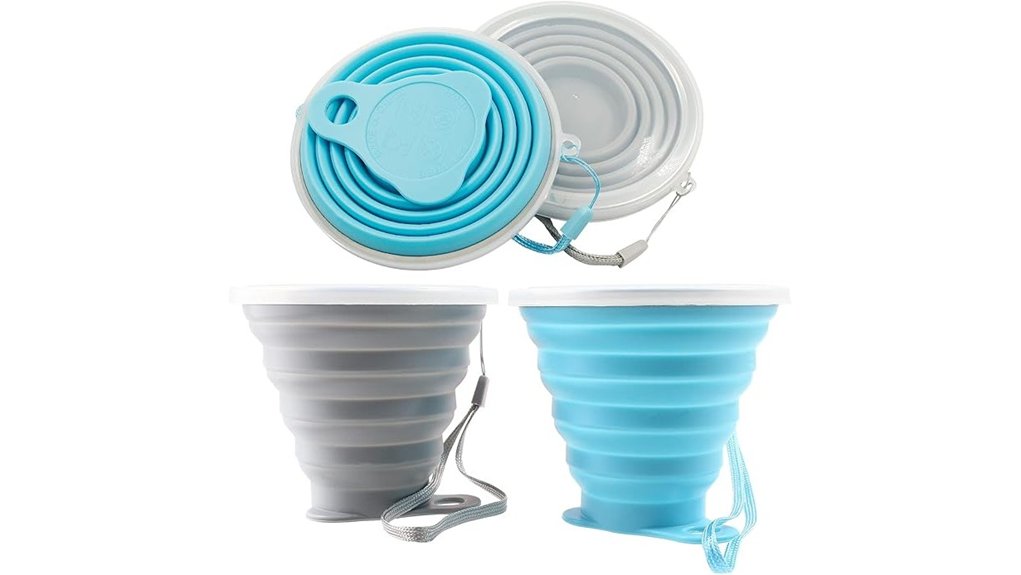 Best Collapsible Cups for Travel That Pack Flat 15 litoexpe 2 pack collapsible cups