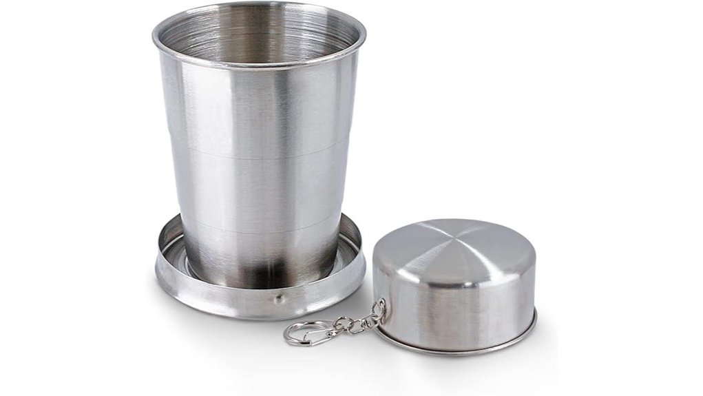 Collapsible Coffee Cups With Stiff Rims That Stay Stable 3 litoexpe 5oz keychain cup