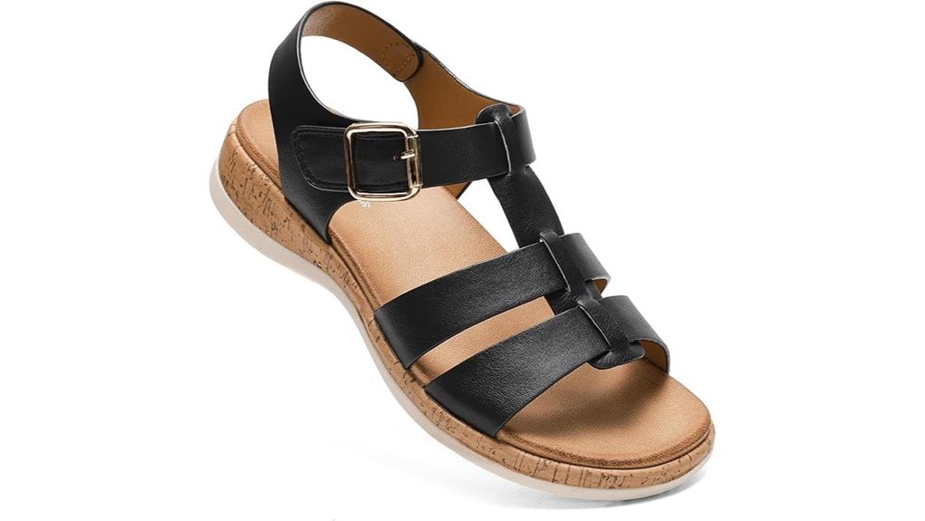 Travel Sandals With Arch Support: All-Day Comfort for Your Feet 2 littleplum flat open toe sandals