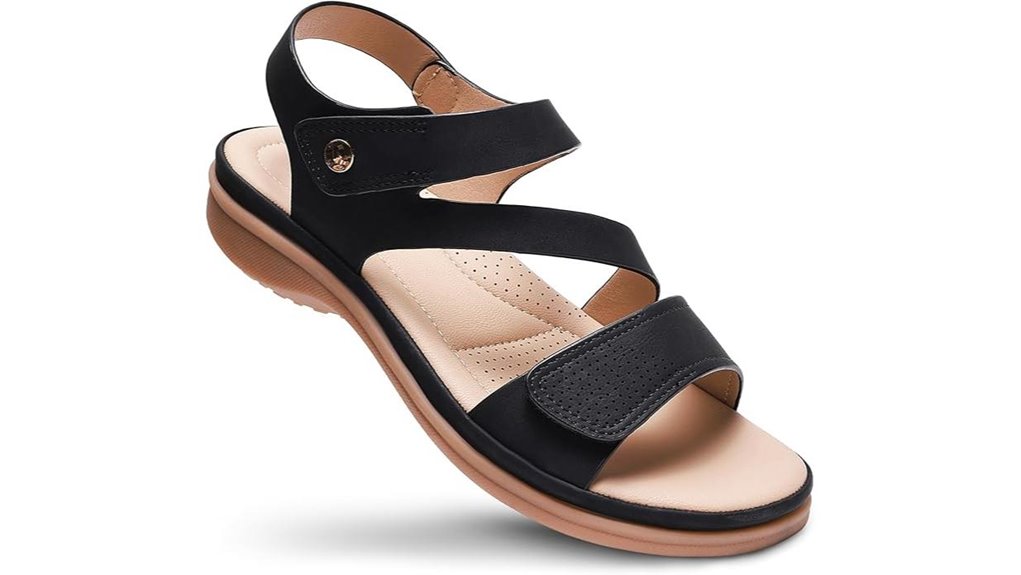 Travel Sandals with Arch Support (All-Day Walking) for Comfort 8 littleplum women s arch sandals