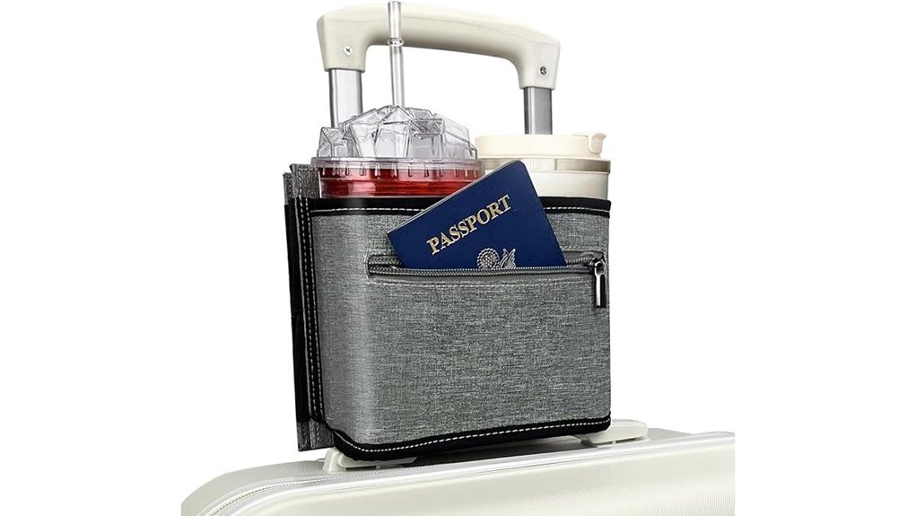 Luggage Handle Cups for Coffee on the Move (Clip‑On Holders) 10 liveagain luggage cup holder
