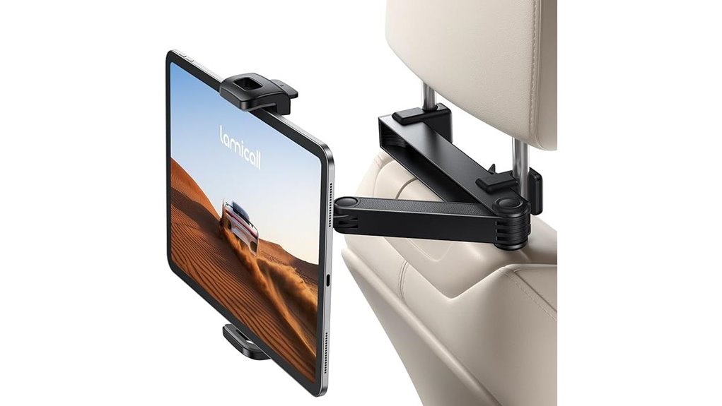Top Car Headrest Mounts for Tablets Every Driver Loves 3 lockable 3 in 1 headrest mount