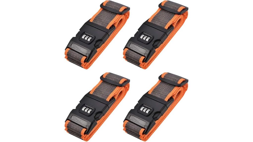 Top Luggage Straps with Combination Locks Worth the Cost 13 lockable adjustable luggage straps