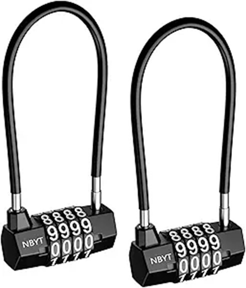 Top Cable Locks Hostels and Lockers Love (Long Shackle Options) 3 loficoper long shackle padlock