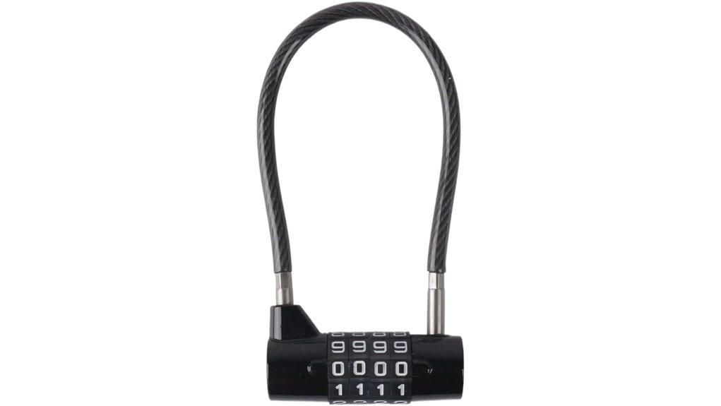 Top Cable Locks Hostels and Lockers Love (Long Shackle Options) 12 long 6 9in waterproof lock