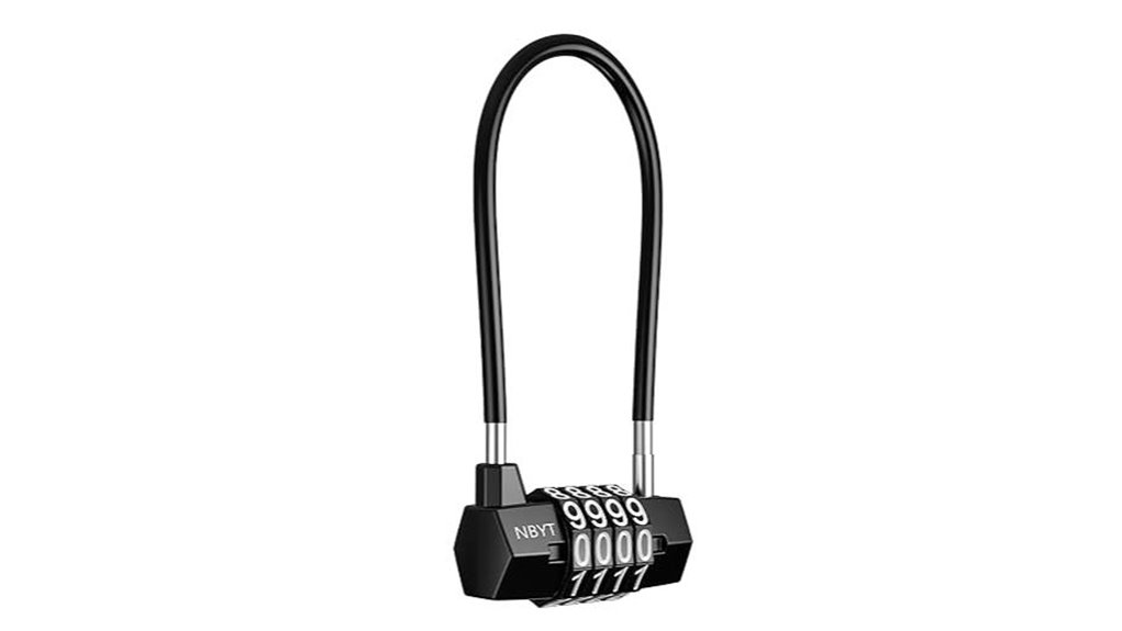 Travel‑Safe Locks (Long Shackle) Hostel Lockers Keep Bag Safe 5 long shackle 4 digit padlock