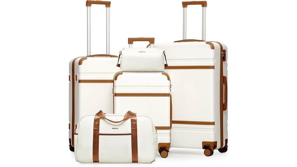 long vacation tsa locked 5 piece spinner
