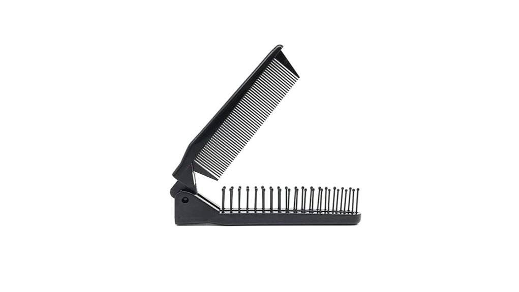 Foldable Travel Combs/Brushes That Won’t Snag Hair 12 louise maelys folding brush