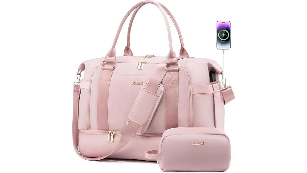 lovevook gym duffel usb